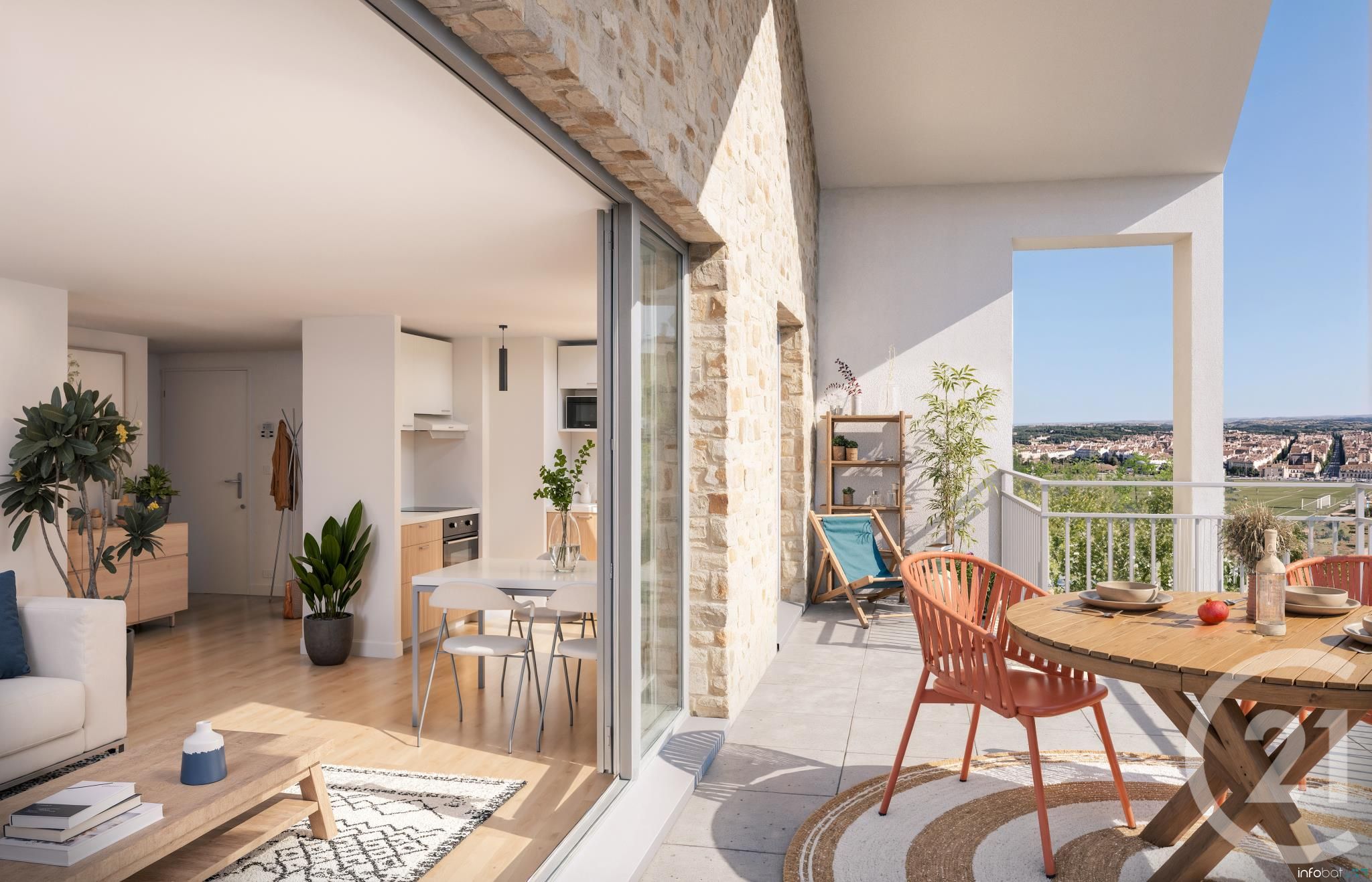 Appartement F3 à vendre - 3 pièces - 64.16 m2 - VENETTE - Miniature 2