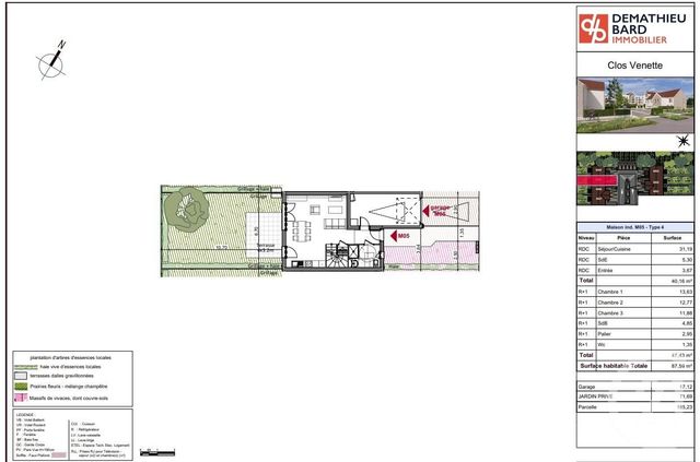 maison à vendre - 4 pièces - 87.59 m2 - VENETTE - 60 - PICARDIE - Century 21 Infinity