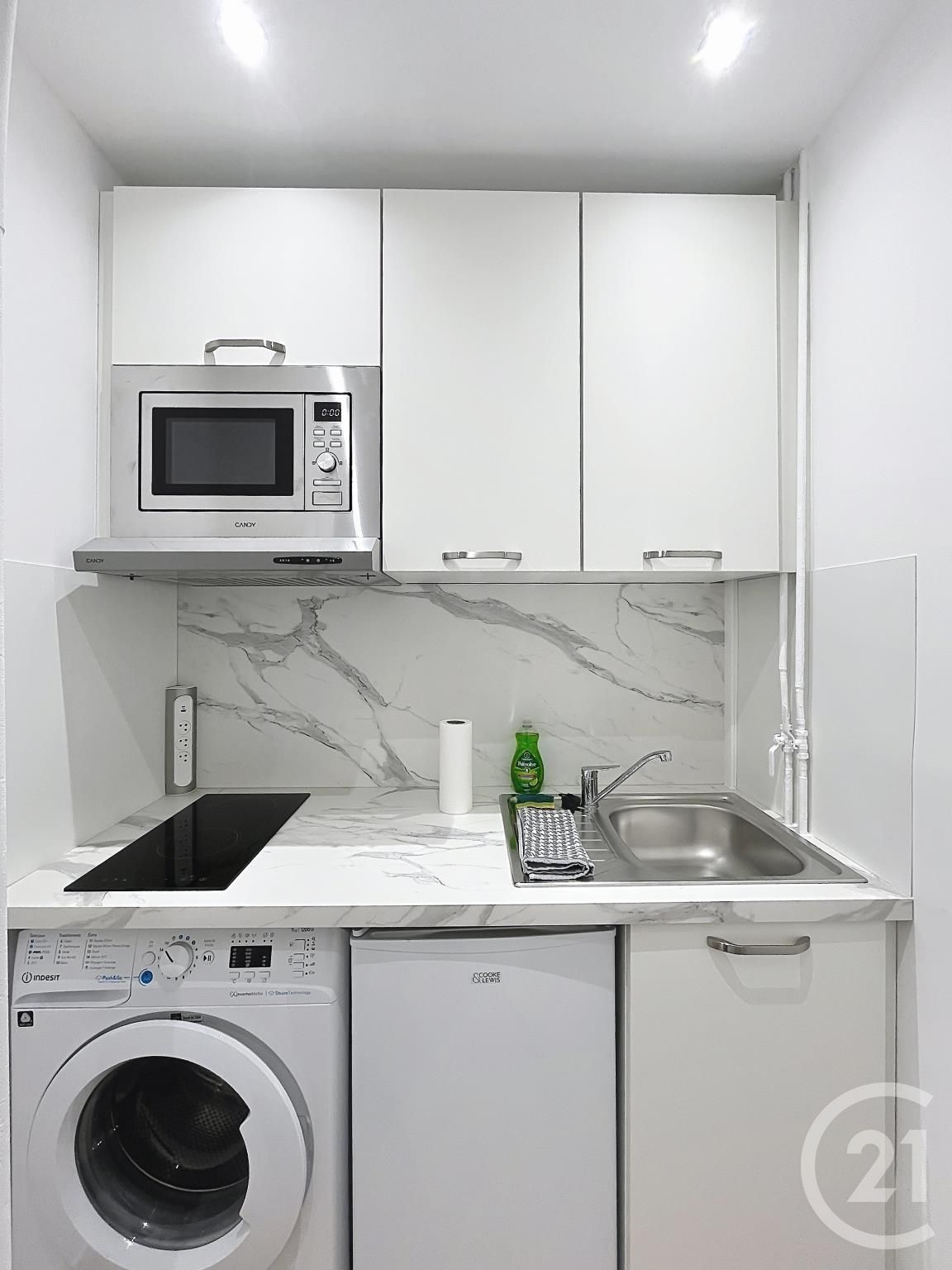 Appartement F1 à louer - 1 pièce - 19.88 m2 - COMPIEGNE - Miniature 2