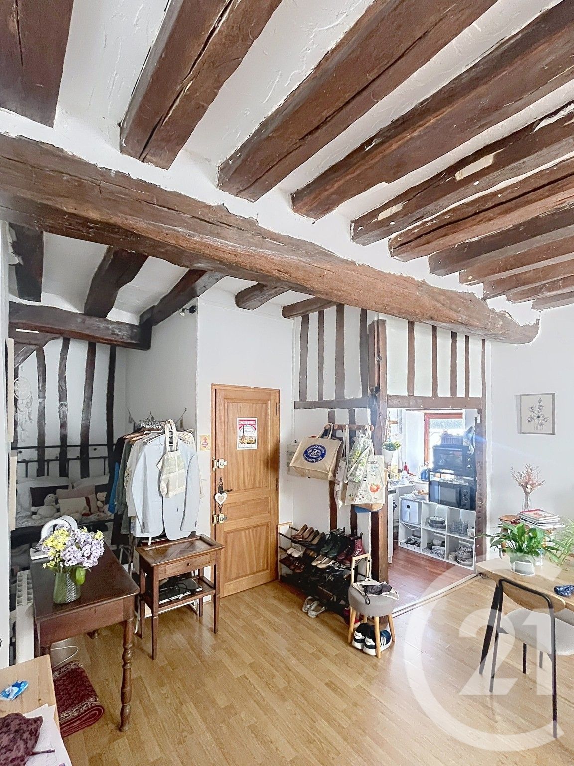 Appartement F1 à louer - 1 pièce - 29.59 m2 - COMPIEGNE - Miniature 2