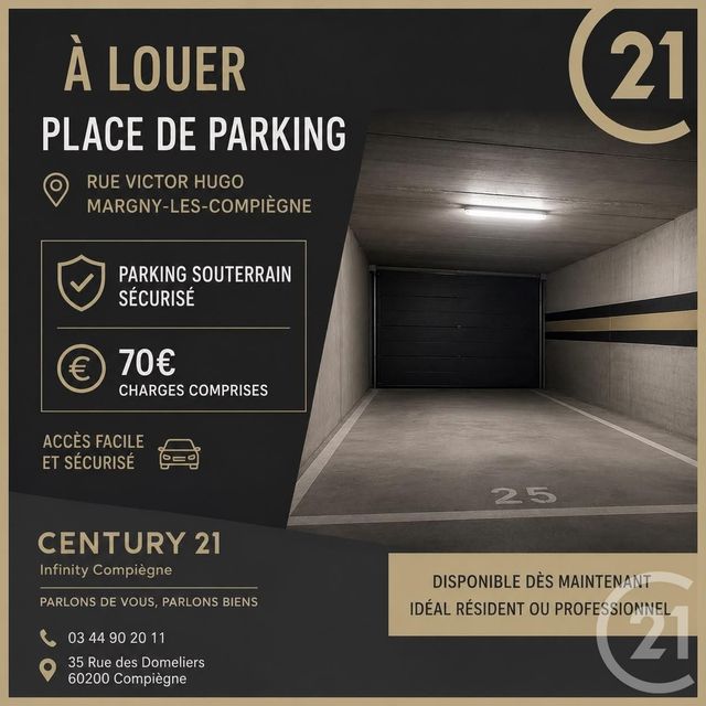 Parking à louer MARGNY LES COMPIEGNE
